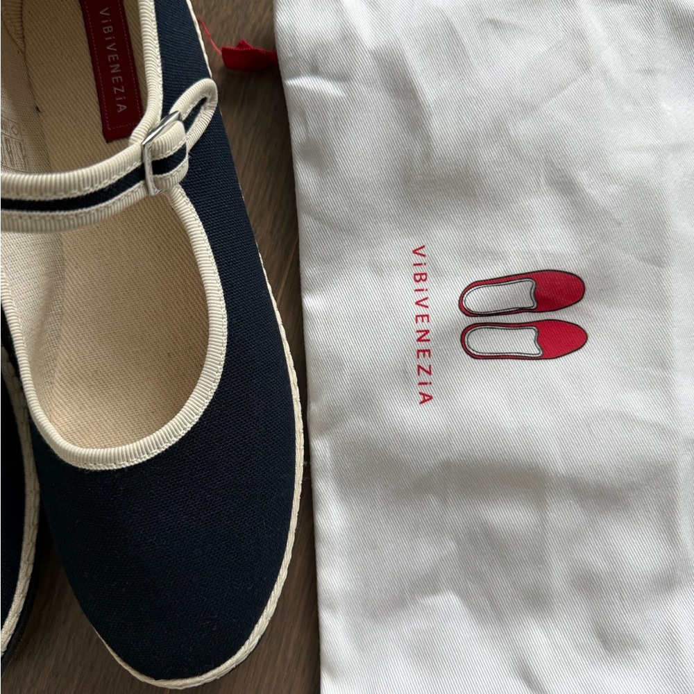 NEW Vibi Venezia Women’s Cotton Classic Mary Jane - Picture 7 of 7